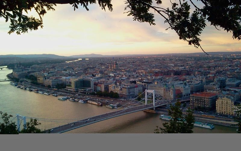 VIsta de Budapeste, na Hungria.