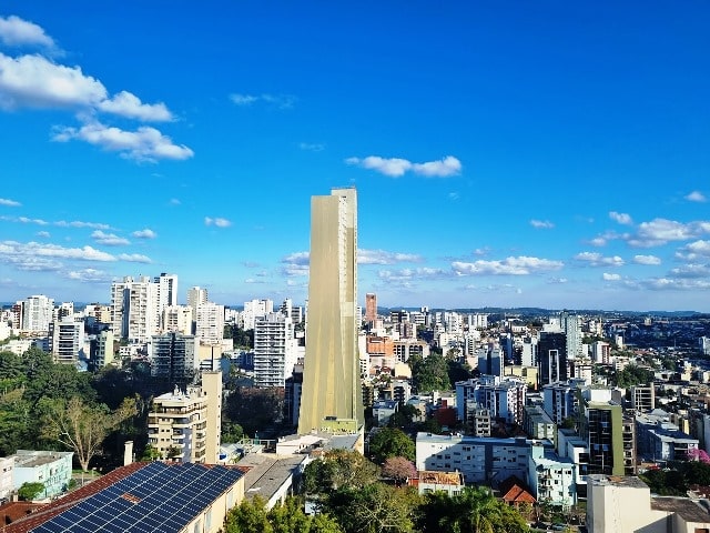 Vista do terraço do Swan