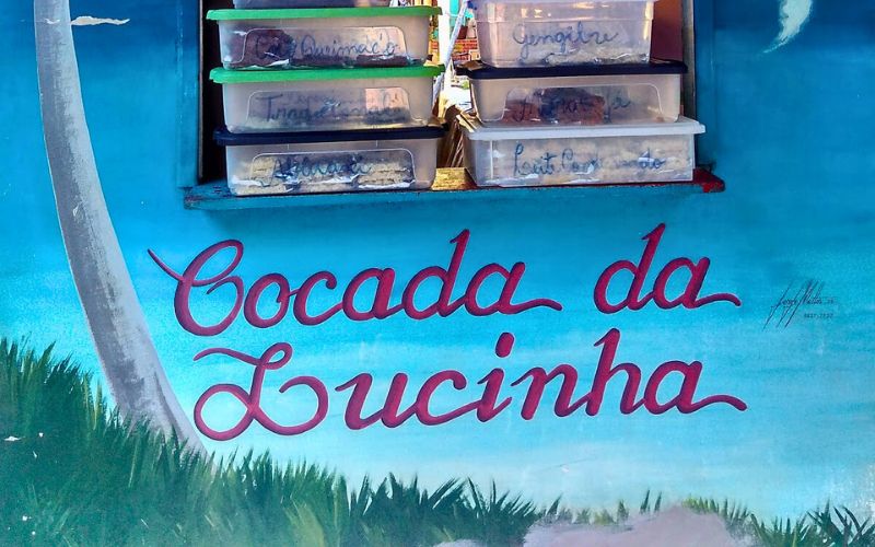 A cocada da Lucinha, famosa em Cumuruxatiba.