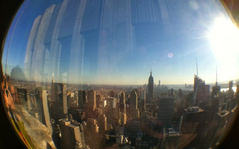 Imagem feita do Top of The Rock em Nova York.