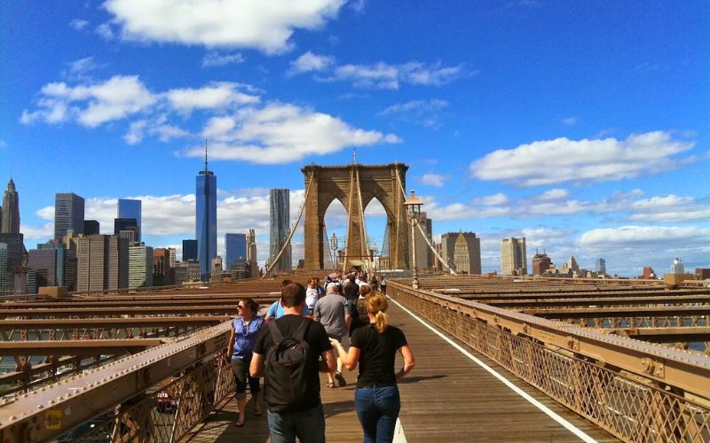 Ponte do Brooklyn em Nova York