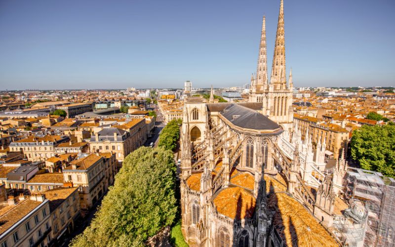 Cidade de Bordeaux, na França