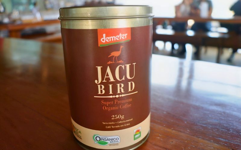 Embalagem do famoso café Jacu